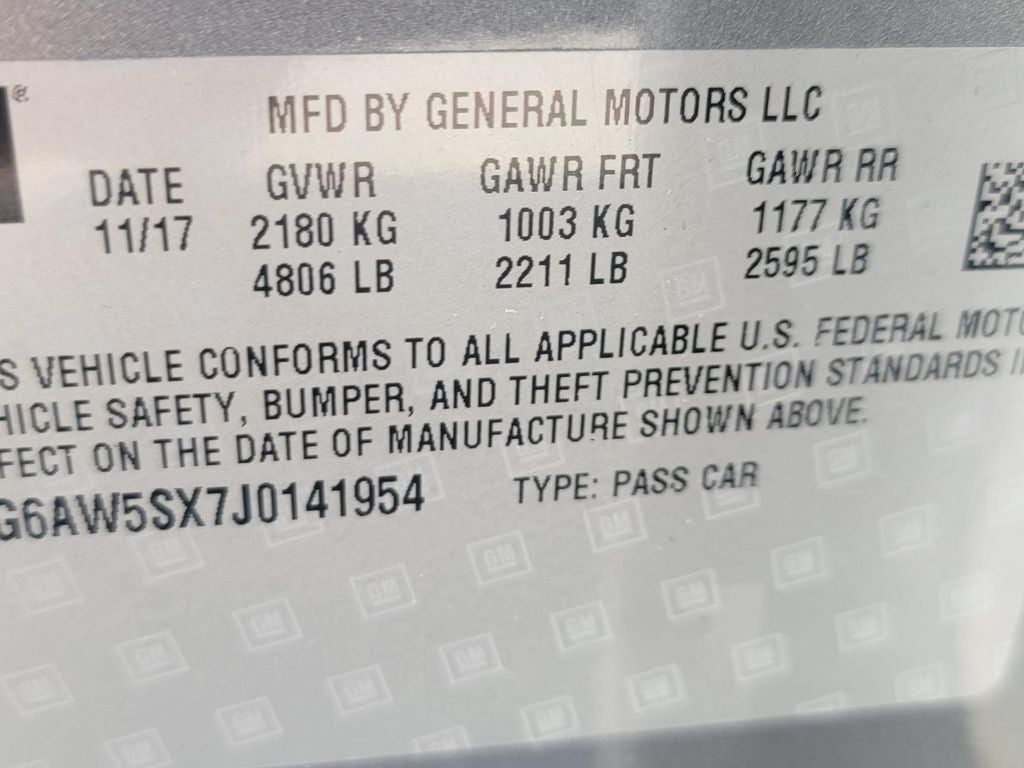 2018 Cadillac CTS 2.0L Turbo