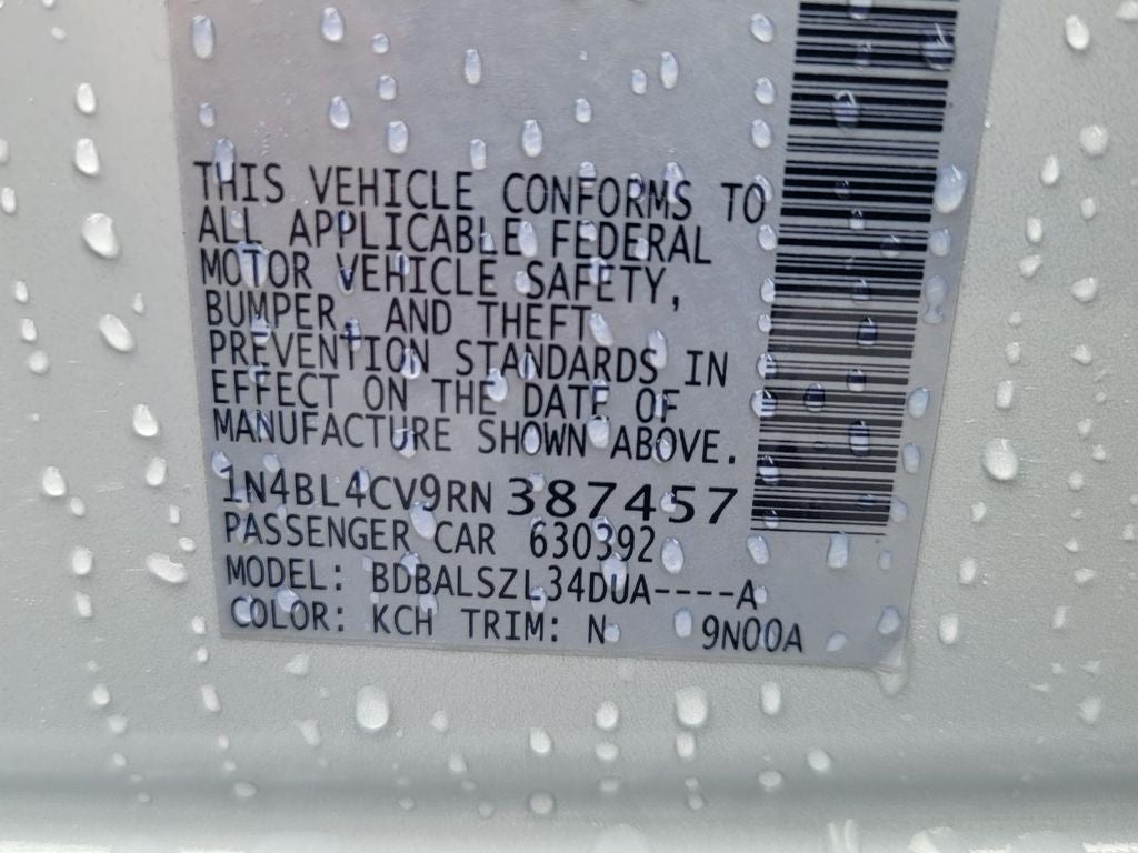 2024 Nissan Altima 2.5 SR