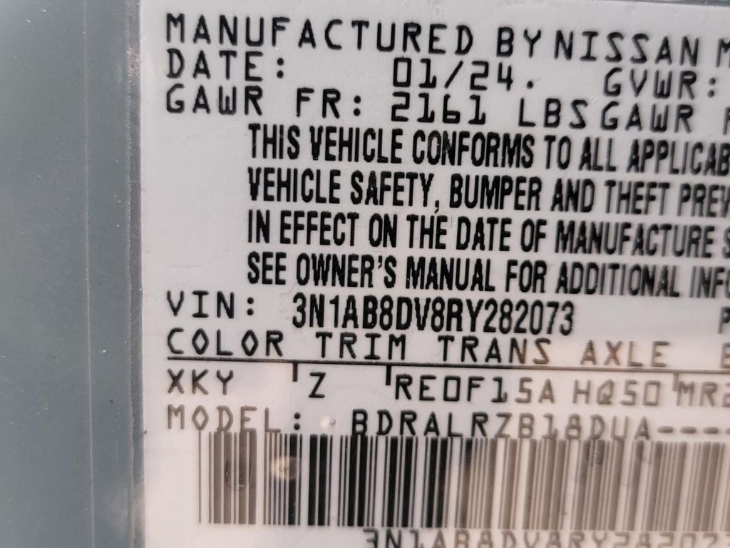 2024 Nissan Sentra SR