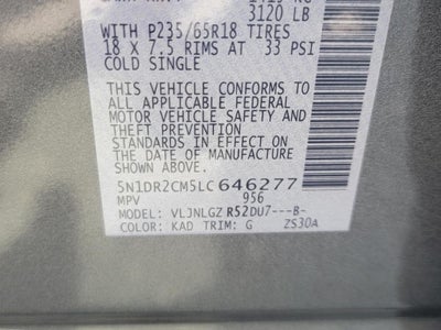 2020 Nissan Pathfinder SL