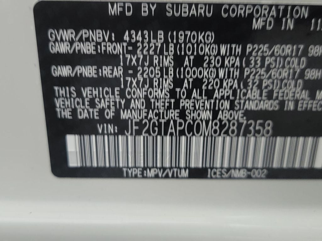 2021 Subaru Crosstrek Premium