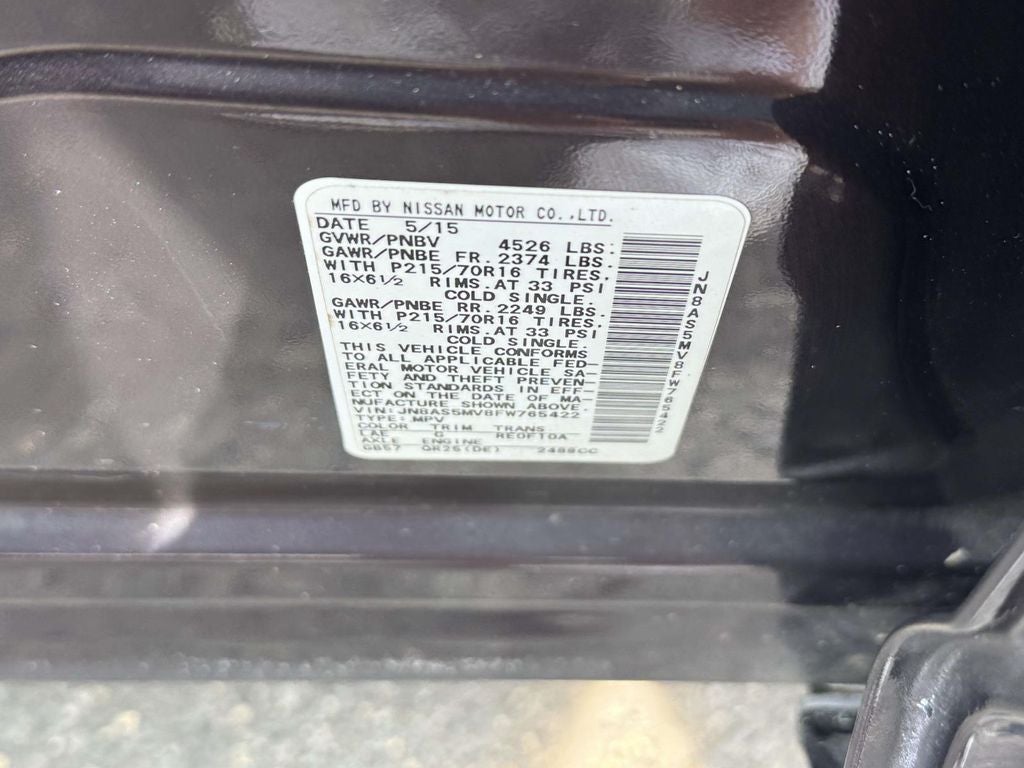 2015 Nissan Rogue Select S