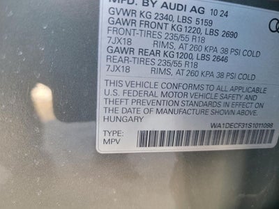 2025 Audi Q3 Premium S Line quattro