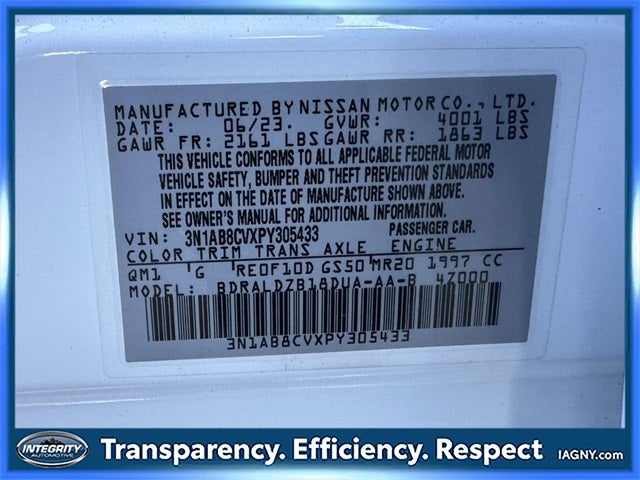 2023 Nissan Sentra SV