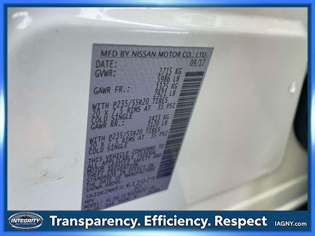 2018 Nissan Pathfinder Platinum