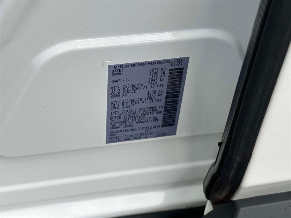 2024 Nissan Pathfinder SV