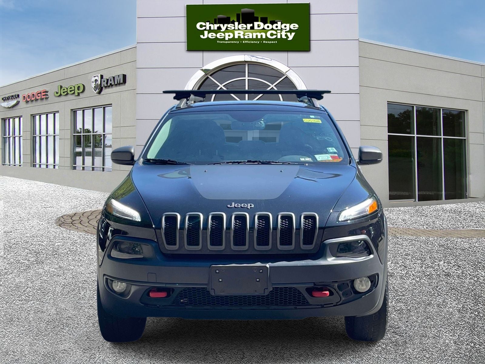 Used 2016 Jeep Cherokee Trailhawk with VIN 1C4PJMBS5GW143485 for sale in Greenwich, CT