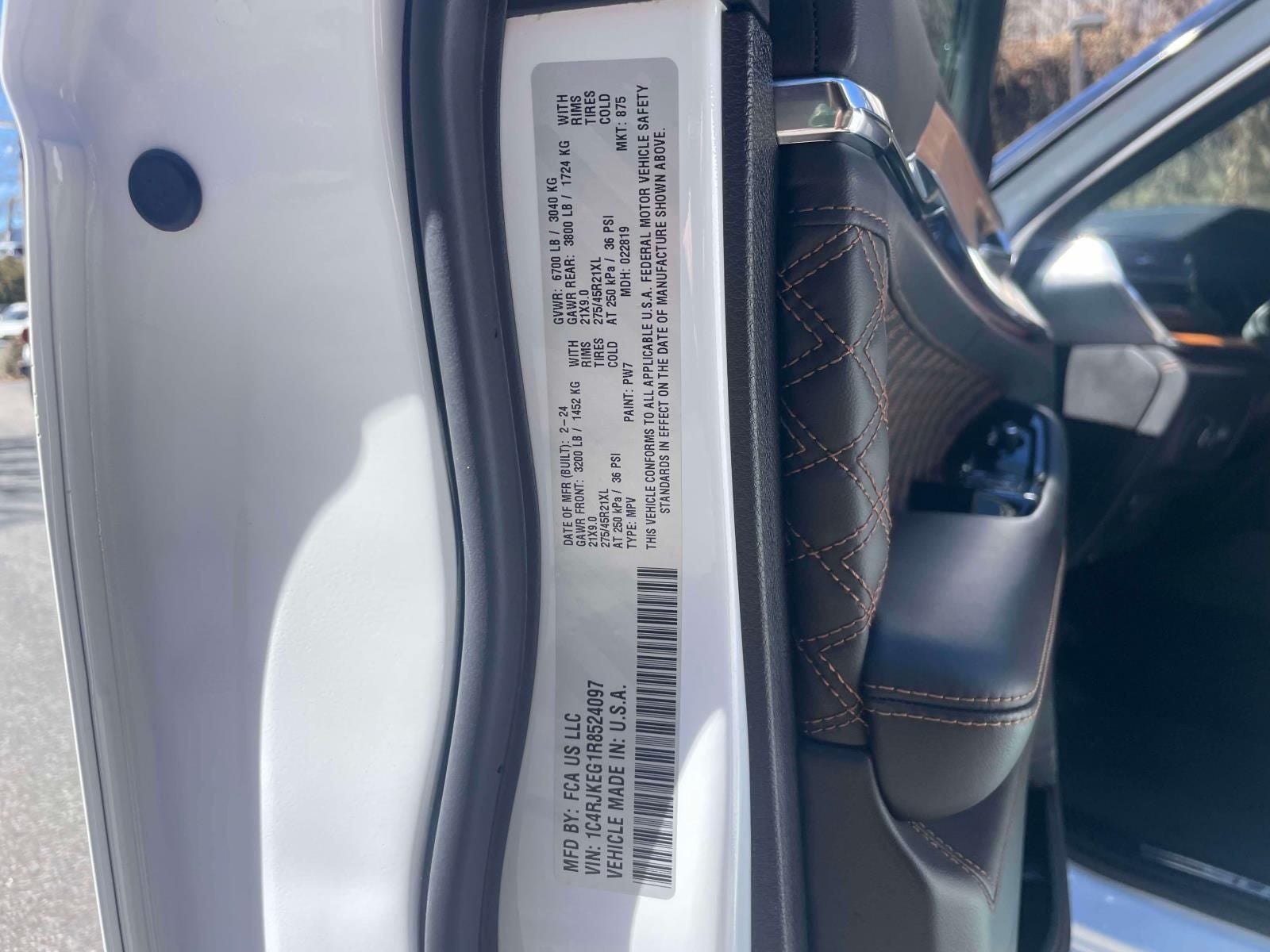 2024 Jeep Grand Cherokee L Summit Reserve 4x4