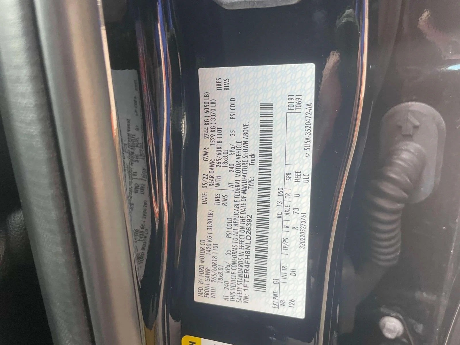 2022 Ford Ranger LARIAT