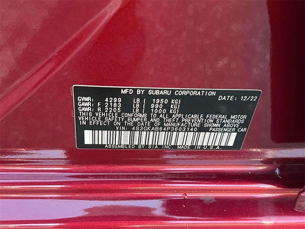 2023 Subaru Impreza Base