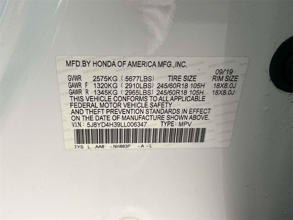 2020 Acura MDX 3.5L SH-AWD