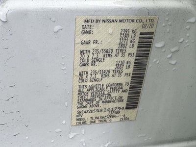 2020 Nissan Murano Platinum