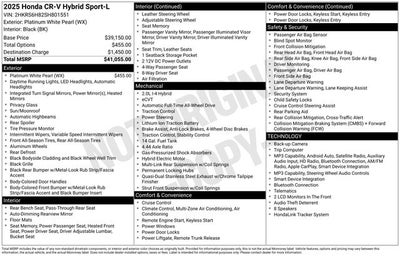2025 Honda CR-V Hybrid Sport-L