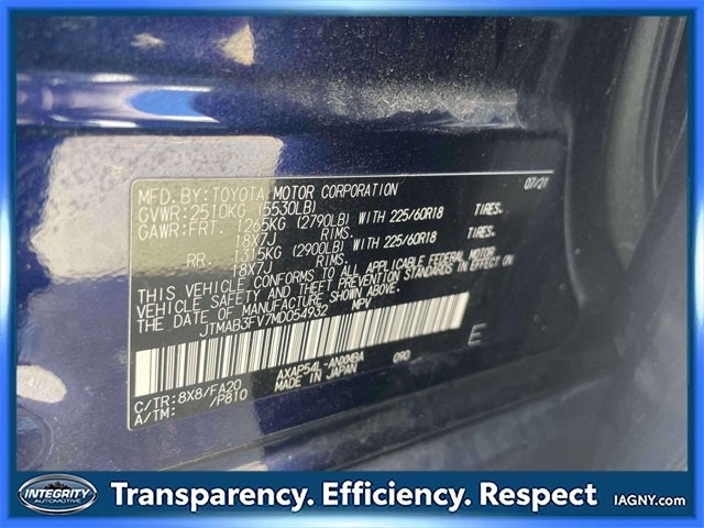 2021 Toyota RAV4 Prime SE