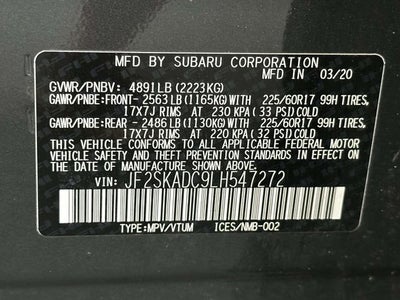 2020 Subaru Forester Base