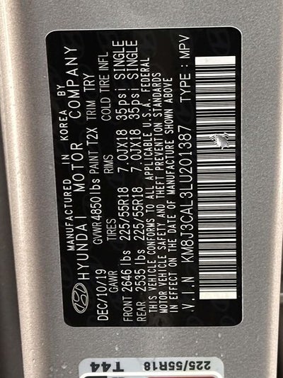 2020 Hyundai Tucson Ultimate