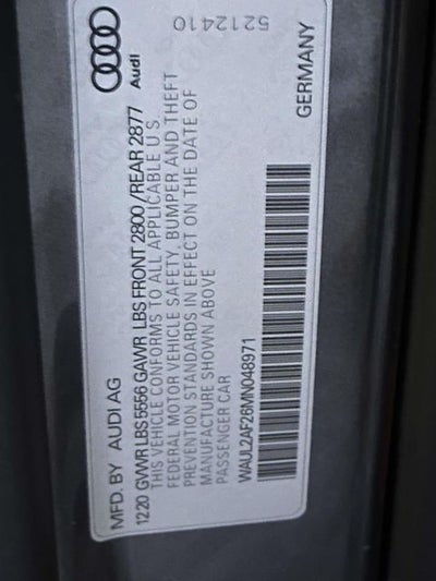 2021 Audi A6 3.0T Premium Plus quattro