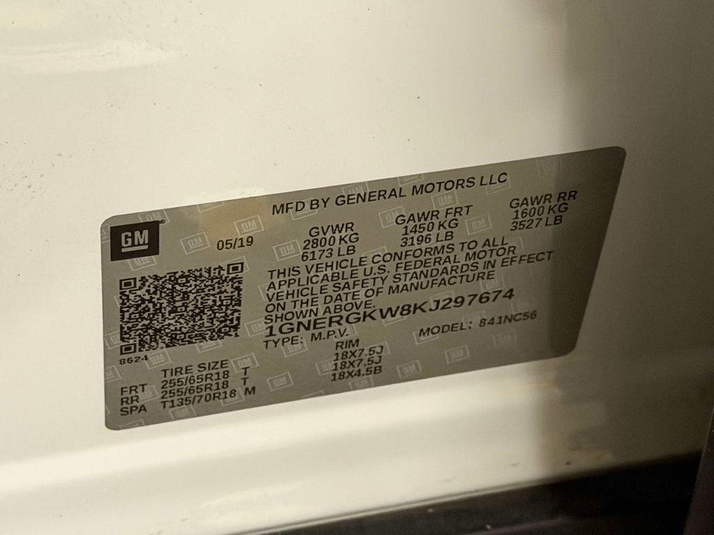 2019 Chevrolet Traverse LT Cloth w/1LT