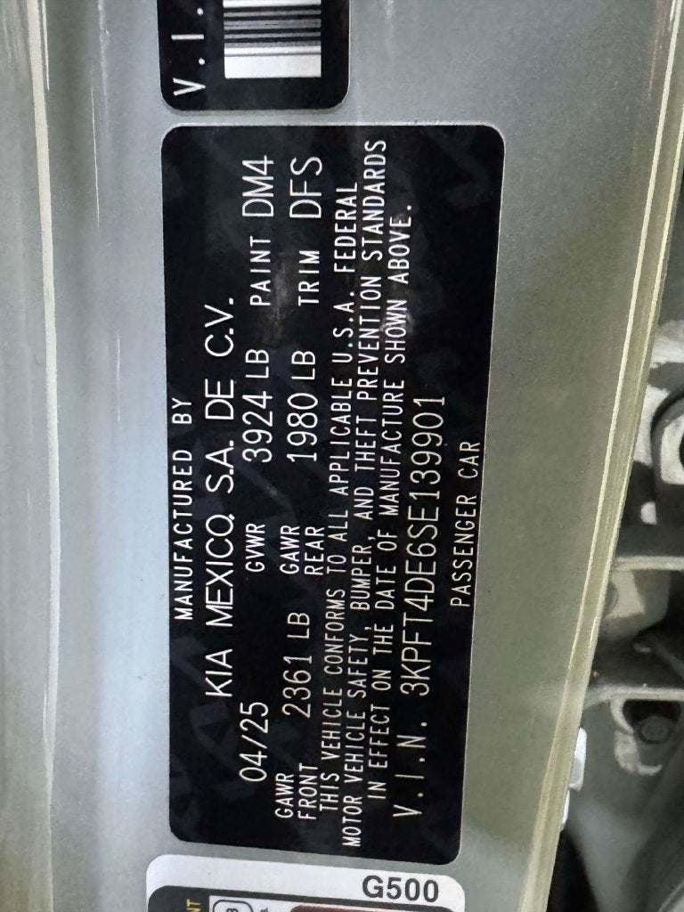 2025 Kia K4 LXS