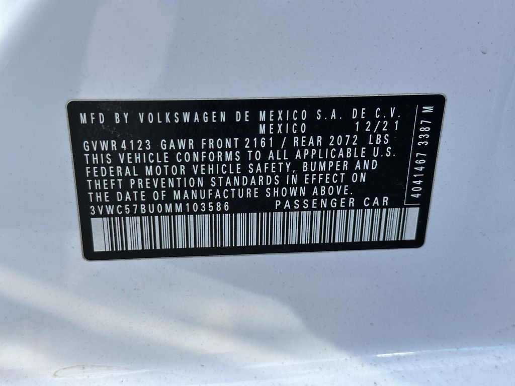 2021 Volkswagen Jetta 1.4T S