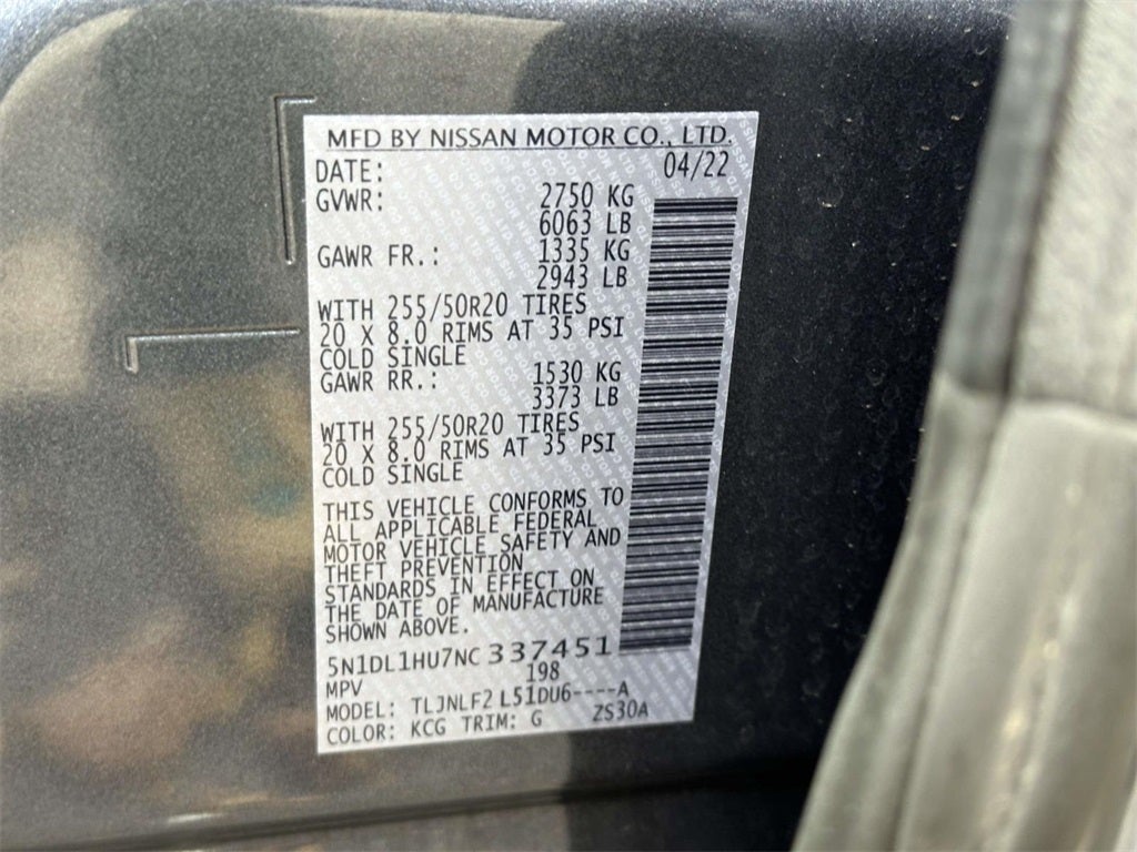 2022 INFINITI QX60 Autograph