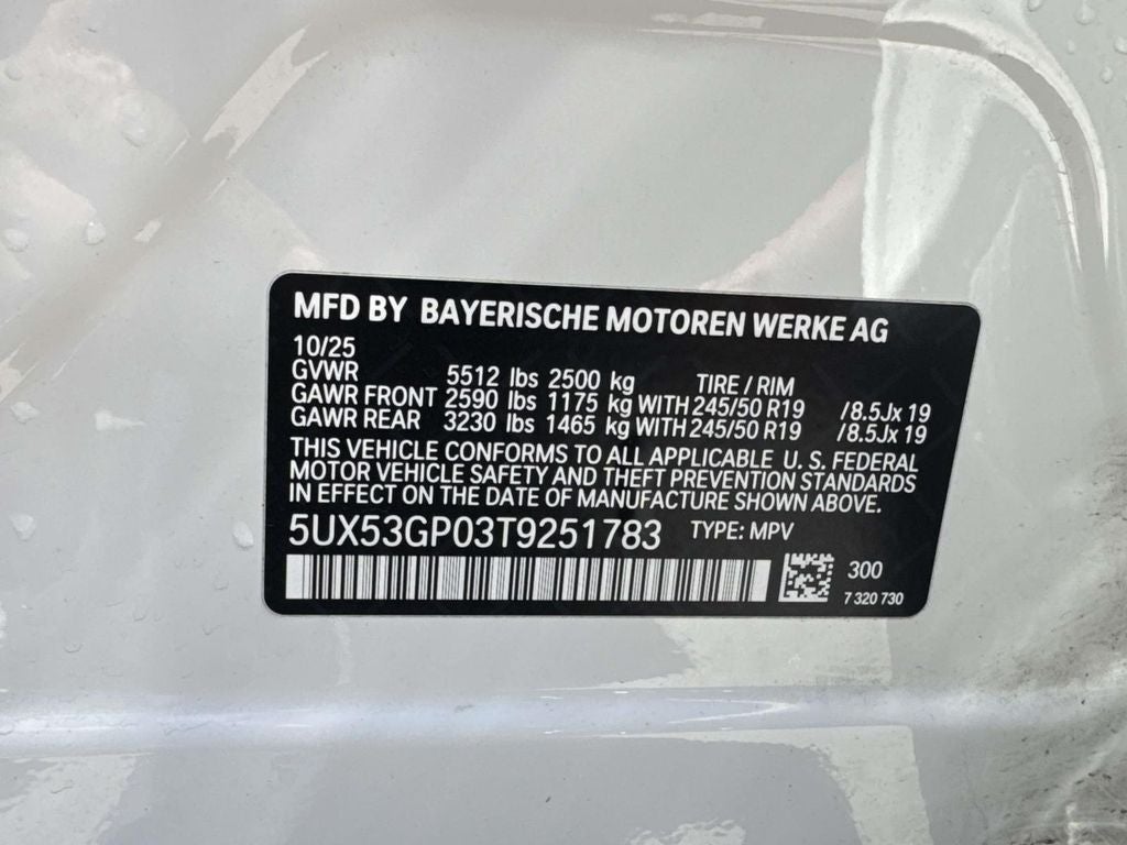 2026 BMW X3 30 xDrive