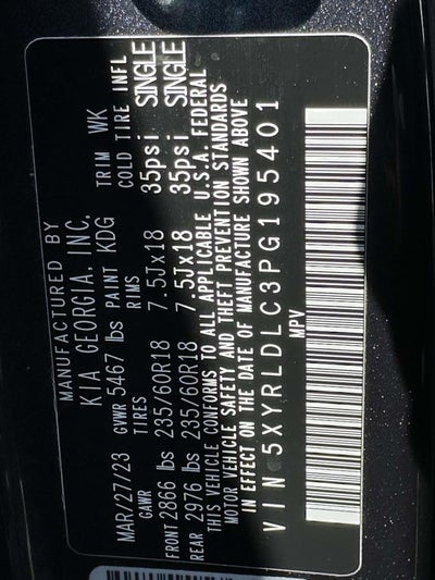 2023 Kia Sorento X-Line S