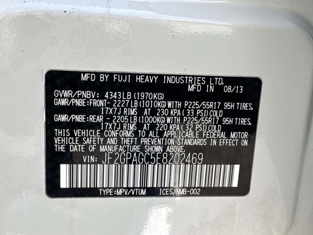 2014 Subaru XV Crosstrek 2.0i Limited