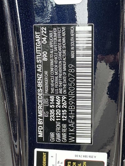 2022 Mercedes-Benz C-Class C 300 4MATIC®