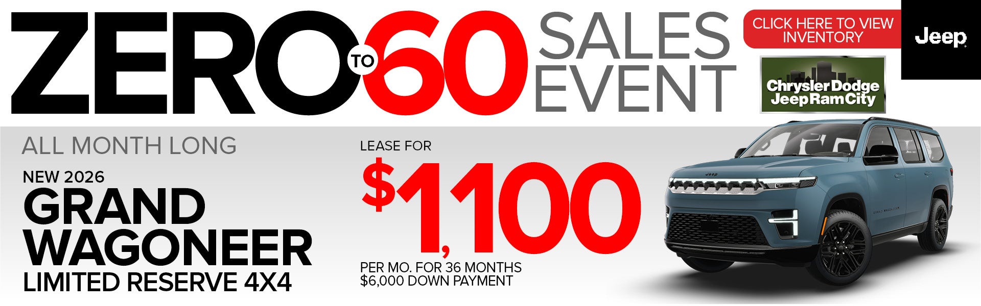 NEW 2026 JEEP® GRAND WAGONEER LIMITED RESERVE 4x4