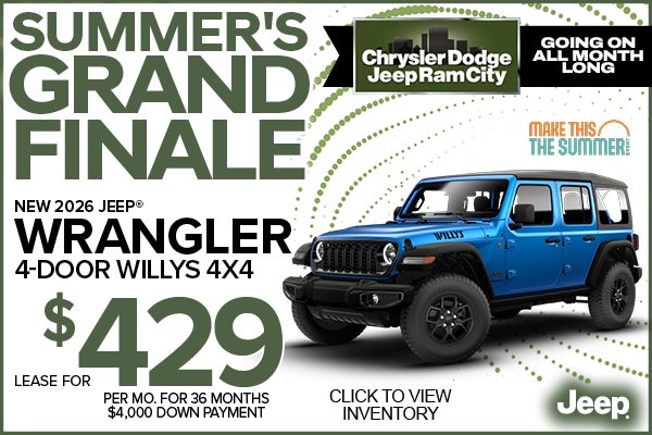 NEW 2026 JEEP® WRANGLER 4-DOOR WILLY’S 4x4 