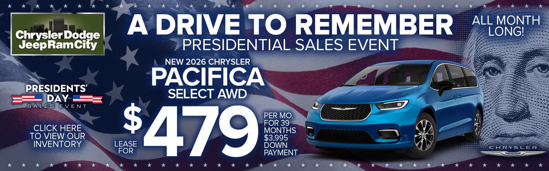 NEW 2026 CHRYSLER PACIFICA SELECT AWD