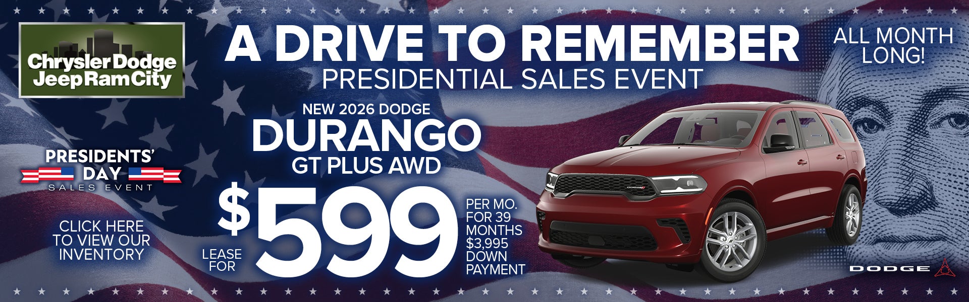 NEW 2026 DODGE DURANGO GT PLUS AWD