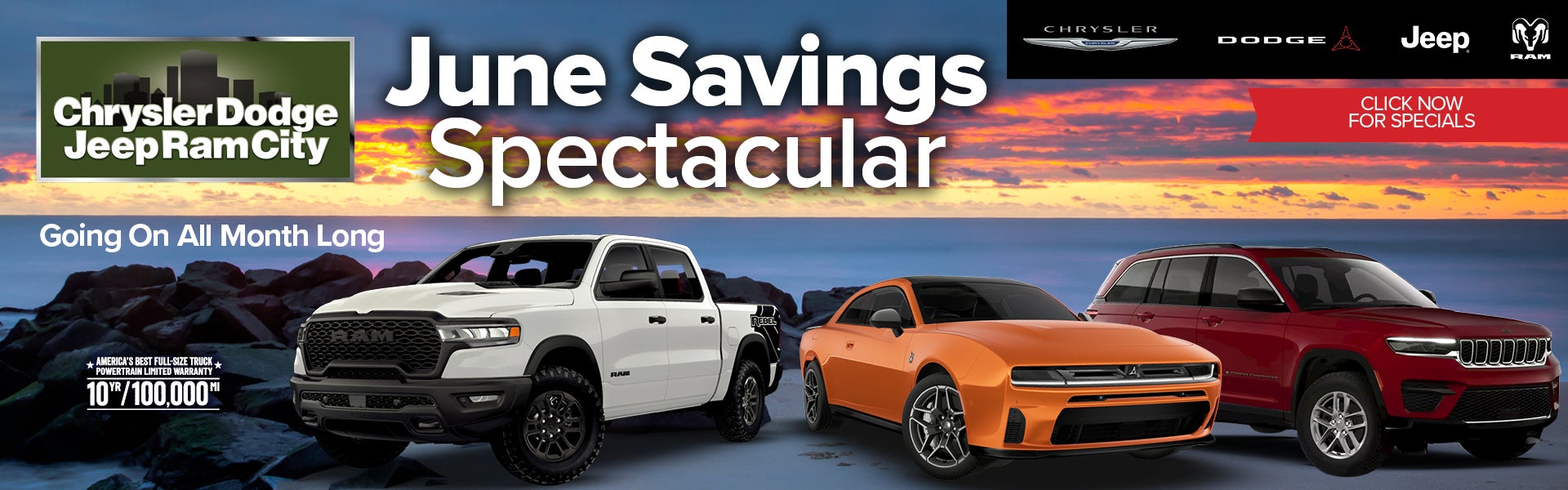 JUNE SAVINGS SPECTACULAR