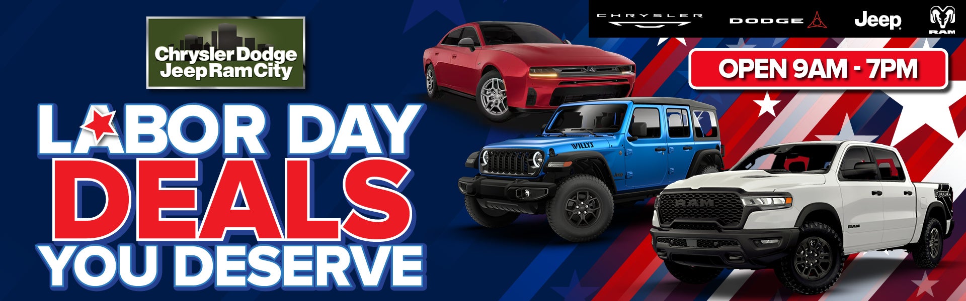 LABOR DAY DEALS YOU DESERVE.