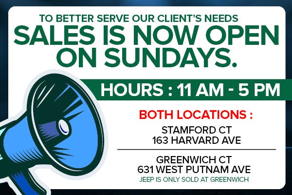 SALES IS NOW OPEN ON SUNDAYS