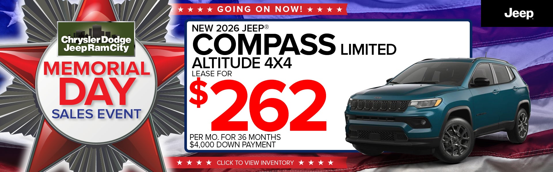NEW 2026 JEEP® COMPASS LIMITED ALTITUDE 4x4