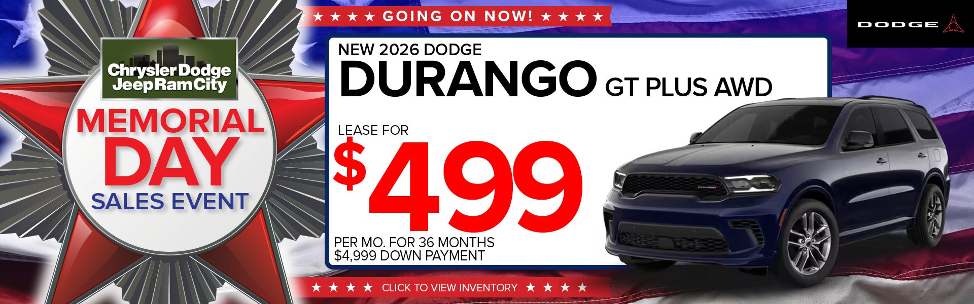 NEW 2026 DODGE DURANGO GT PLUS AWD