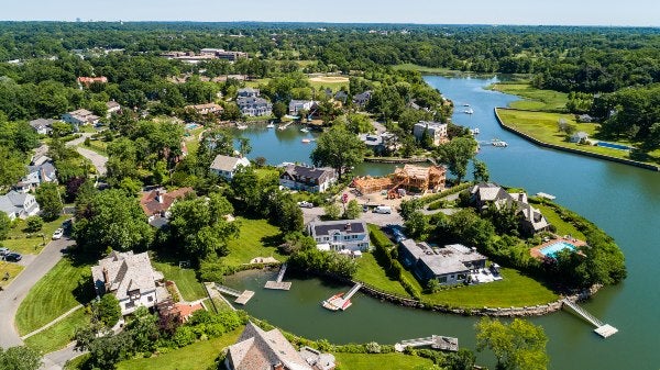 Neighborhood in Larchmont, New York
