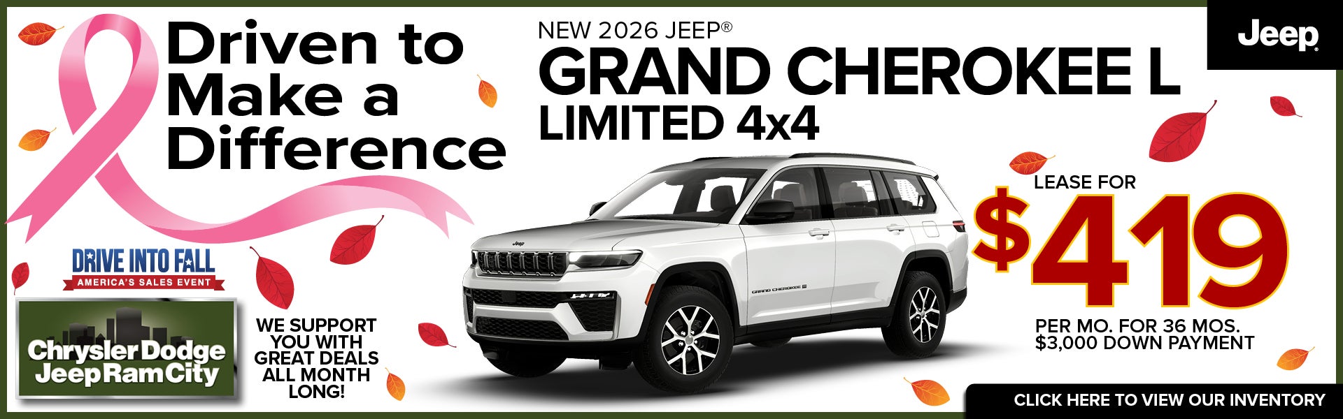 NEW 2026 JEEP® GRAND CHEROKEE L LIMITED 4x4